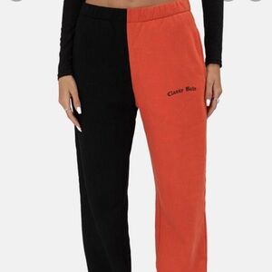 Adika Sweatpants red and black baby girl
